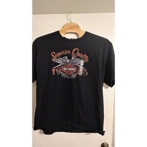 Harley-Davidson Shirt Mens 3XL Black House of Harley Anchorage Alaska Made USA